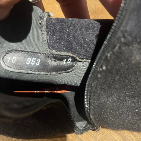 Men’s Prada quarter slide in boots size 10 all black cloth. - Picture 7 of 11